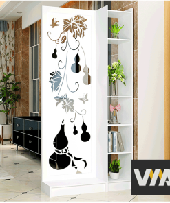 Vách ngăn giàn bầu 1 kệ bên